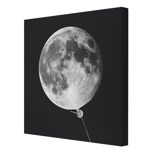 Billeder sort Balloon With Moon