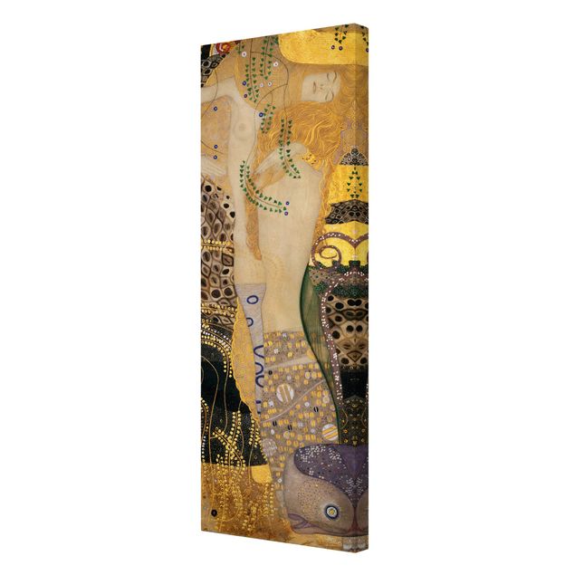 Billeder kunsttryk Gustav Klimt - Water Serpents I