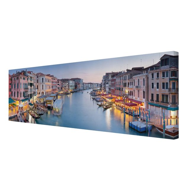 Billeder moderne Evening On The Grand Canal In Venice