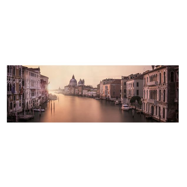 Billeder på lærred arkitektur og skyline Evening In Venice