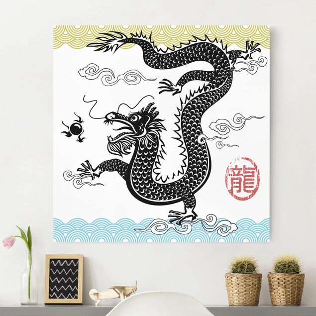 Billeder drager Asian Dragon
