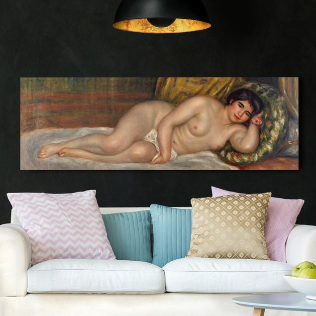 køkken dekorationer Auguste Renoir - Lying female Nude (Gabrielle)