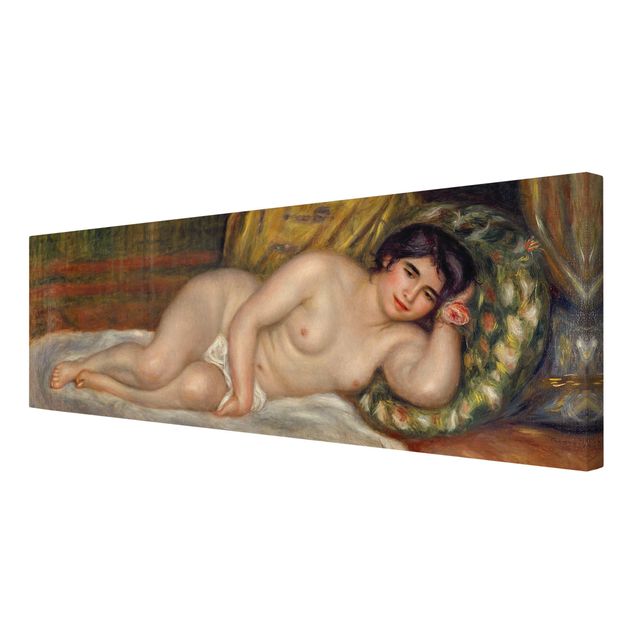 Billeder kunsttryk Auguste Renoir - Lying female Nude (Gabrielle)