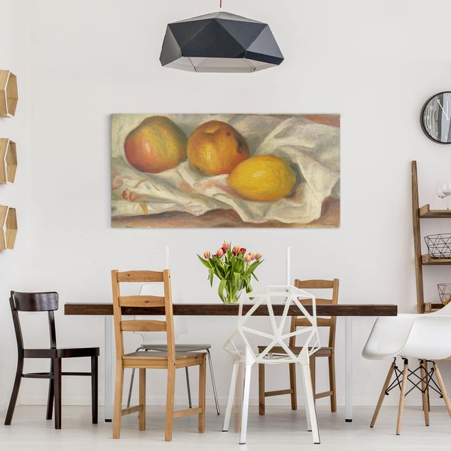 Kunst stilarter Auguste Renoir - Two Apples And A Lemon