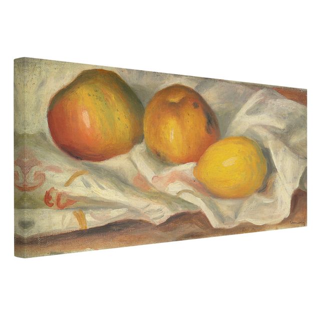 Billeder frugt Auguste Renoir - Two Apples And A Lemon