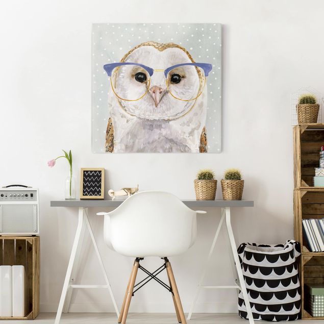 Billeder moderne Animals With Glasses - Owl