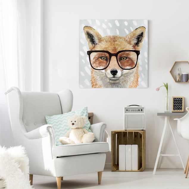 Billeder moderne Animals With Glasses - Fox