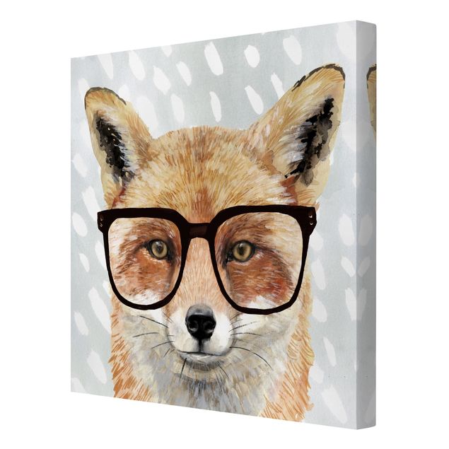 Lærredsbilleder Animals With Glasses - Fox