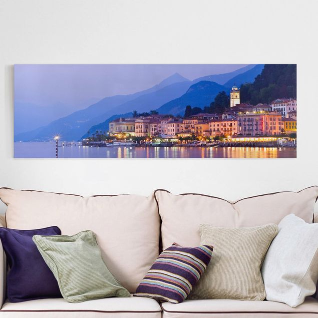 Billeder på lærred Italien Bellagio On Lake Como