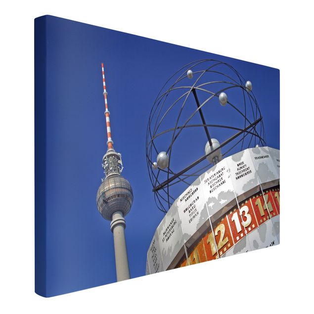 Billeder på lærred arkitektur og skyline Berlin Alexanderplatz