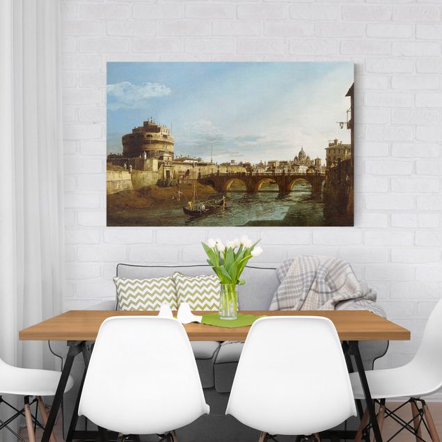 Kunst stilarter ekspressionisme Bernardo Bellotto - View of Rome looking West