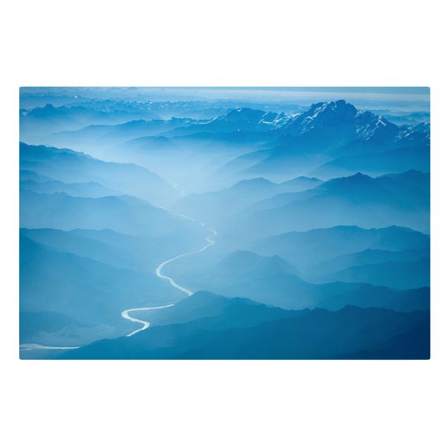 Billeder på lærred landskaber View Over The Himalayas