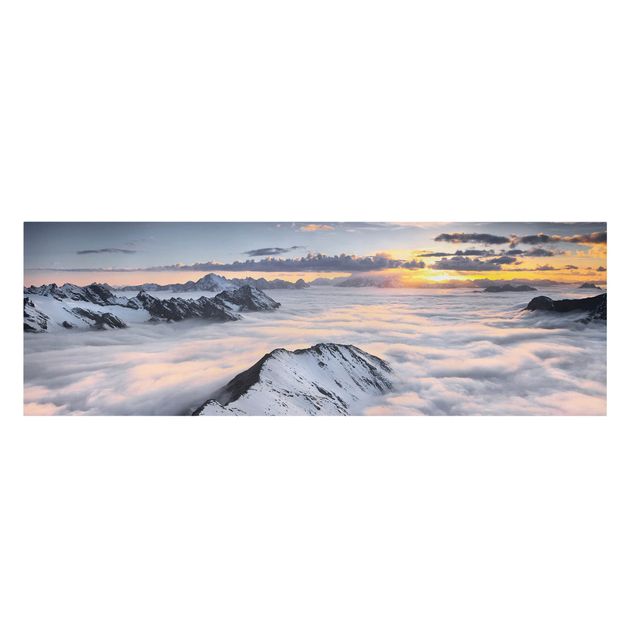 Billeder landskaber View Of Clouds And Mountains