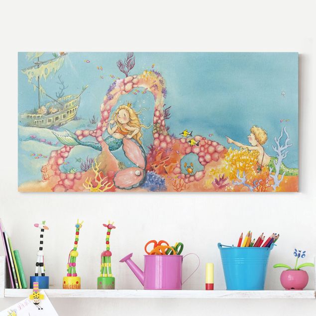 Børneværelse deco Matilda The Little Mermaid - Bubble The Pirate