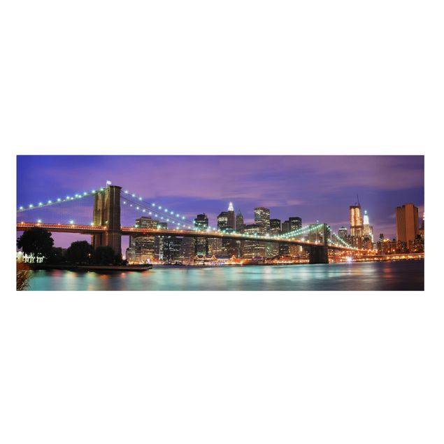 Billeder arkitektur og skyline Brooklyn Bridge In New York City