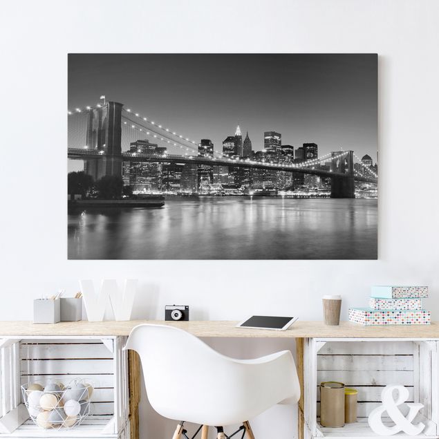 Billeder New York Brooklyn Bridge in New York II