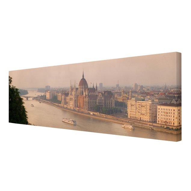 Lærredsbilleder Budapest Skyline