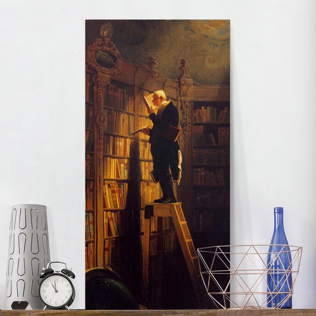 køkken dekorationer Carl Spitzweg - The Bookworm