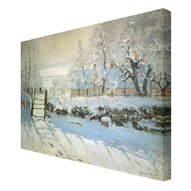 Billeder landskaber Claude Monet - The Magpie