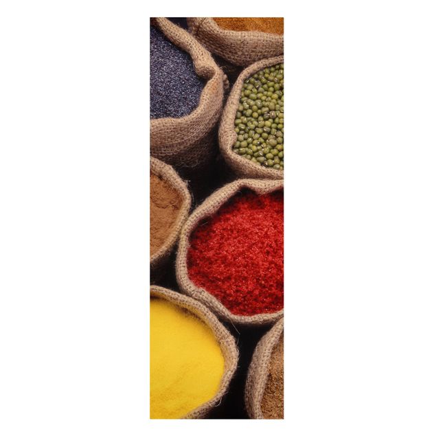 Billeder på lærred krydderier og urter Colourful Spices