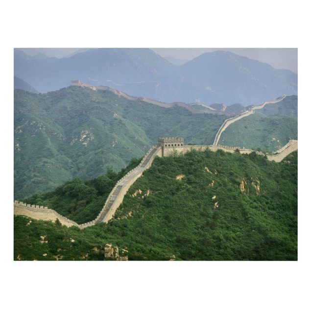 Billeder på lærred landskaber The Great Wall Of China In The Open