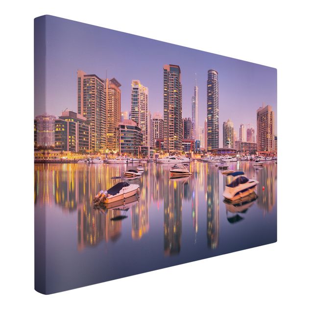 Billeder på lærred Dubai Dubai Skyline And Marina