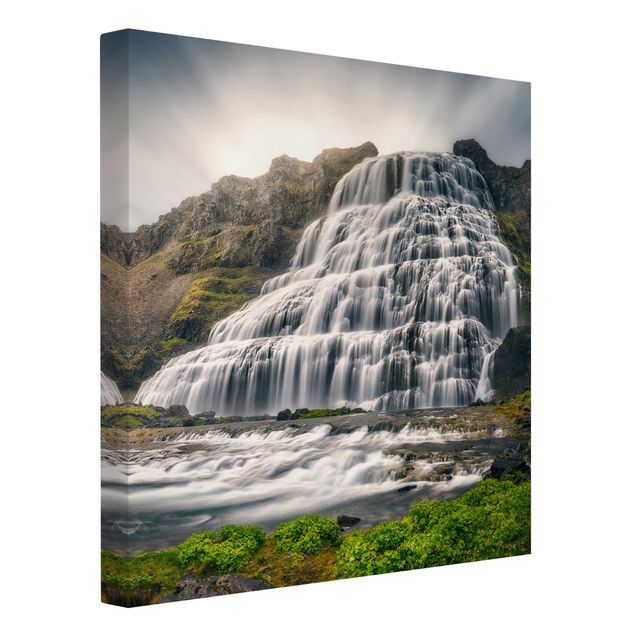 Billeder bjerge Dynjandi Waterfall