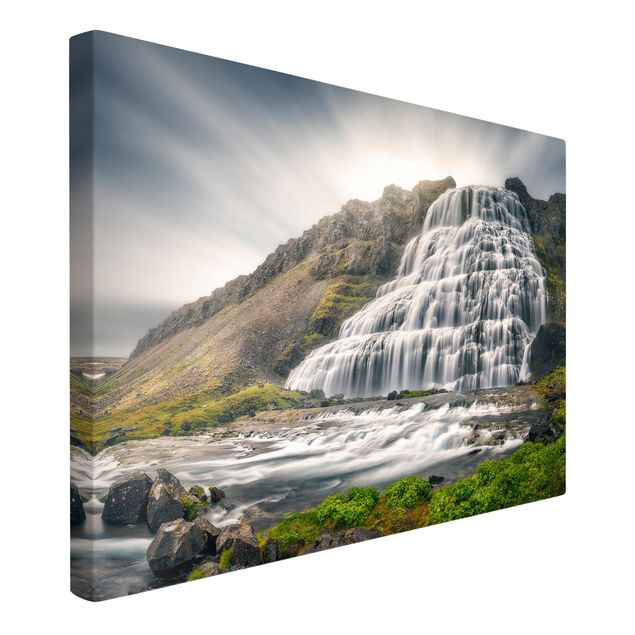 Billeder bjerge Dynjandi Waterfall