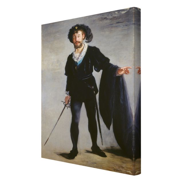 Billeder portræt Edouard Manet - Jean-Baptiste Faure in the Role of Hamlet