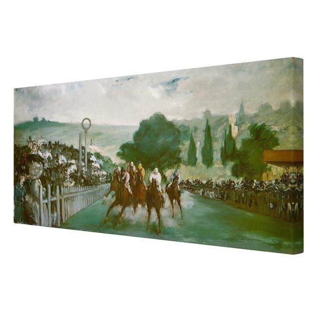 Kunst stilarter Edouard Manet - Races At Longchamp
