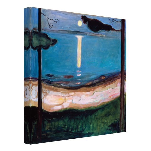 Kunst stilarter Edvard Munch - Moon Night