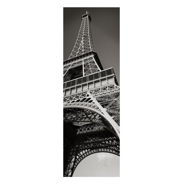 Billeder på lærred sort og hvid Eiffel tower