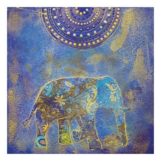 Billeder på lærred mønstre Elephant In Marrakech