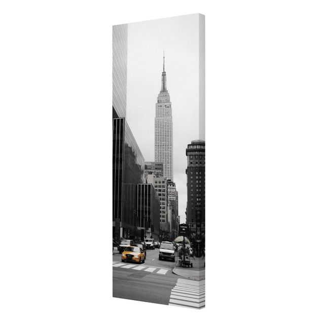 Billeder på lærred sort og hvid Empire State Building