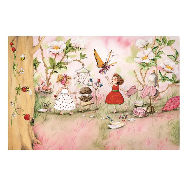 Lærredsbilleder Little Strawberry Strawberry Fairy - Tailor Room