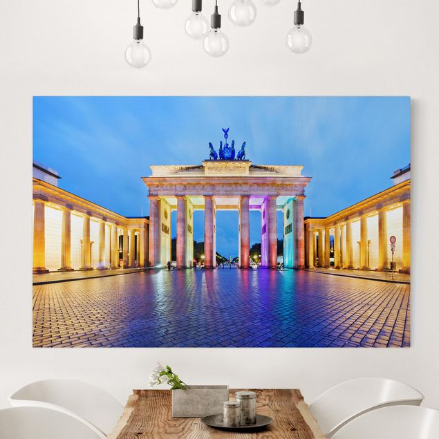Billeder Berlin Illuminated Brandenburg Gate