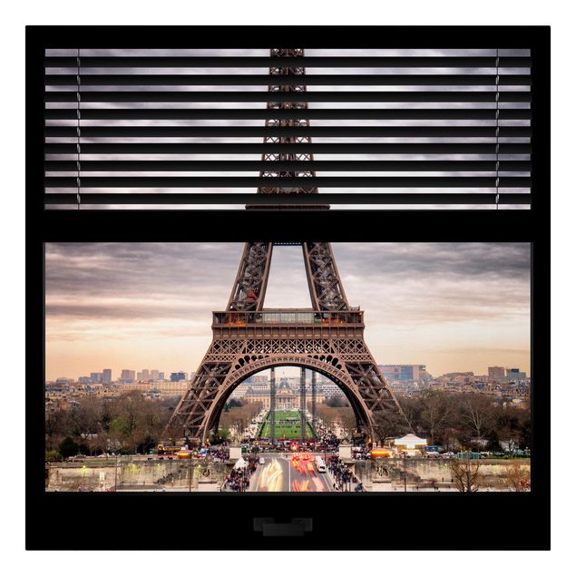 Billeder arkitektur og skyline Window Blinds View - Eiffel Tower Paris