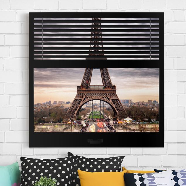 køkken dekorationer Window Blinds View - Eiffel Tower Paris