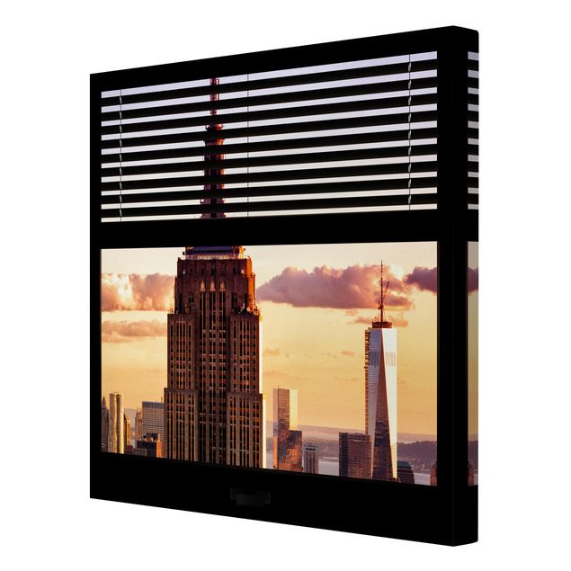 Billeder moderne Window View Blind - Empire State Building New York