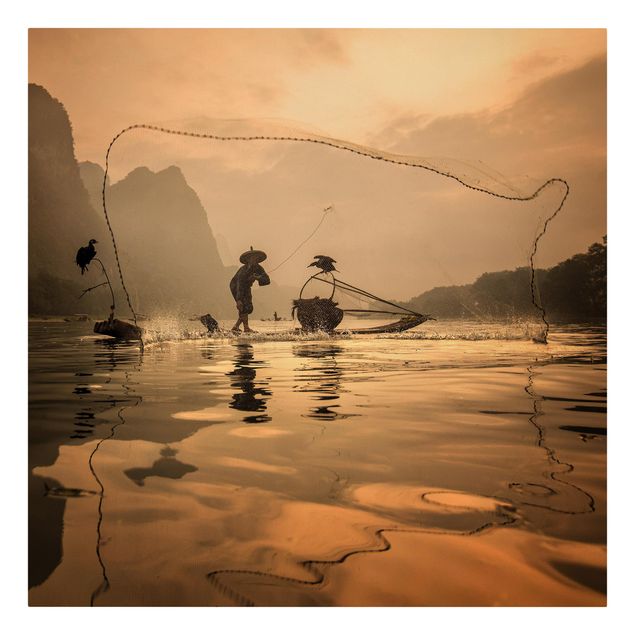 Billeder natur Fishing At Dawn
