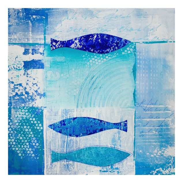 Billeder mønstre Fish In The Blue