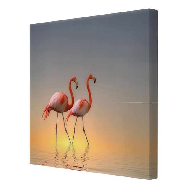 Billeder moderne Flamingo Love