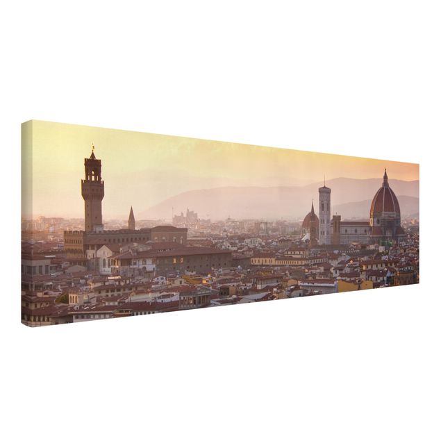 Billeder på lærred arkitektur og skyline Florence