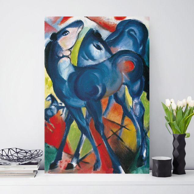 Kunst stilarter ekspressionisme Franz Marc - The Blue Foals