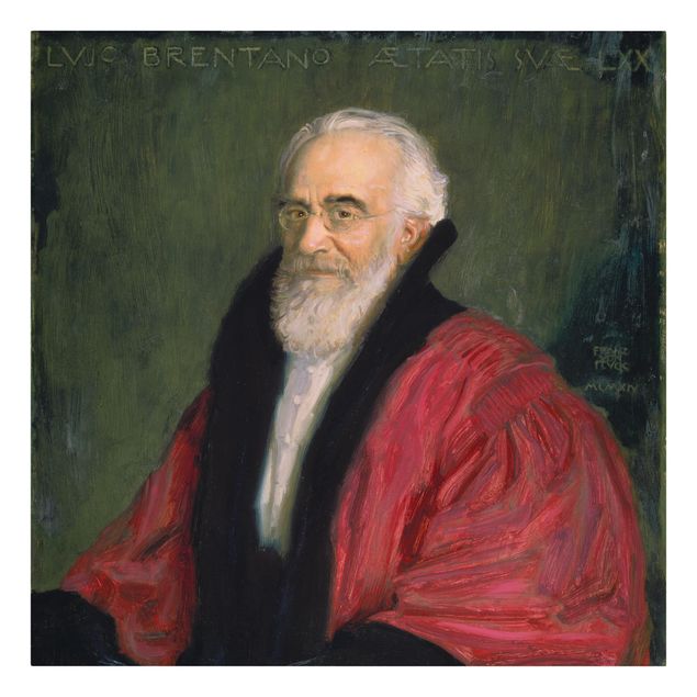 Billeder kunsttryk Franz von Stuck - Portrait of Lujo Brentano