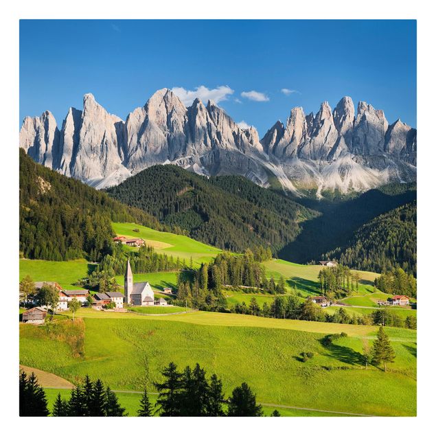 Billeder landskaber Odle In South Tyrol