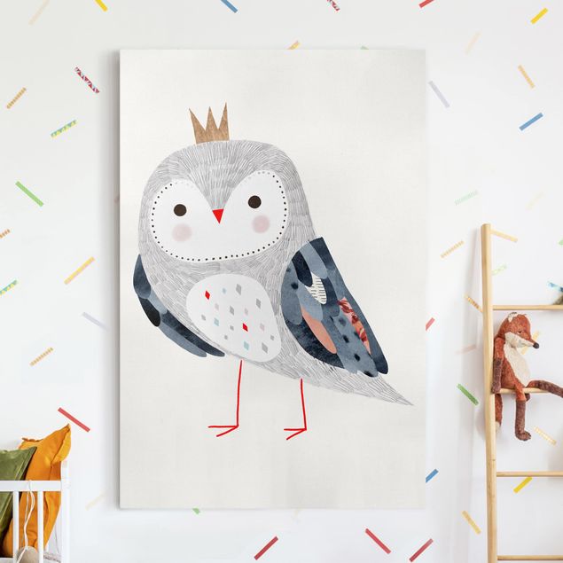 Børneværelse deco Crowned Owl Light