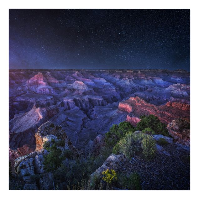 Billeder på lærred landskaber Grand Canyon Night