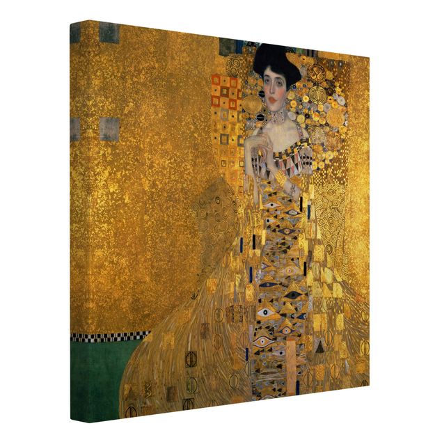 Billeder på lærred kunsttryk Gustav Klimt - Portrait Of Adele Bloch-Bauer I