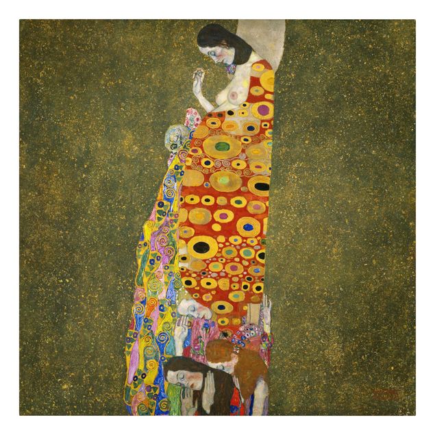Billeder på lærred kunsttryk Gustav Klimt - Hope II